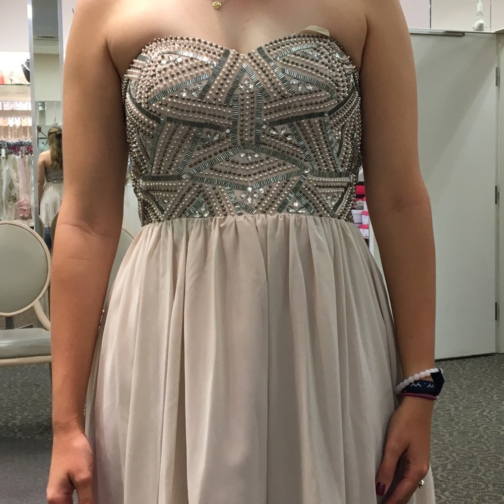 Short formal with beautiful beading!